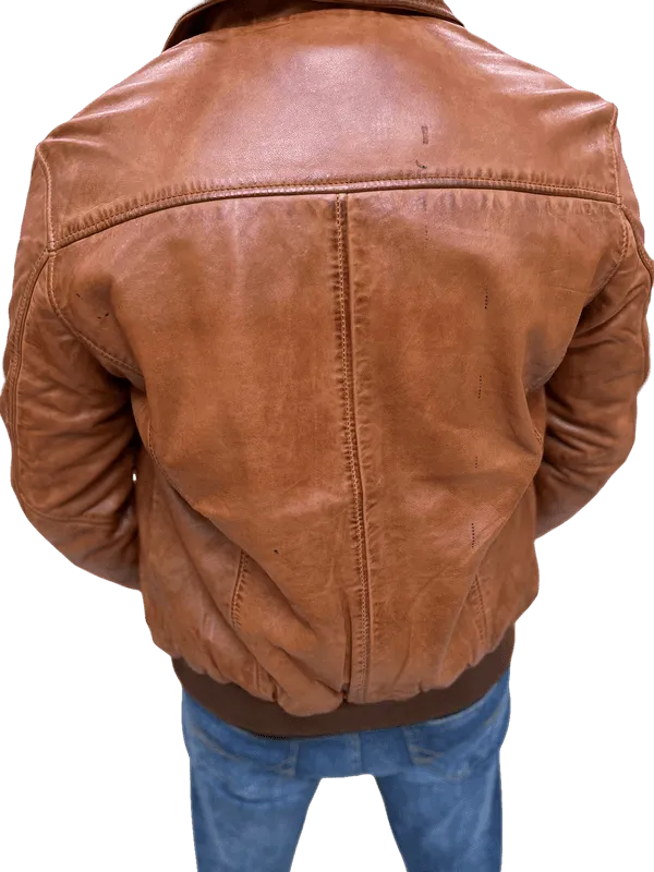 100% Top Grain Leather Jacket C9