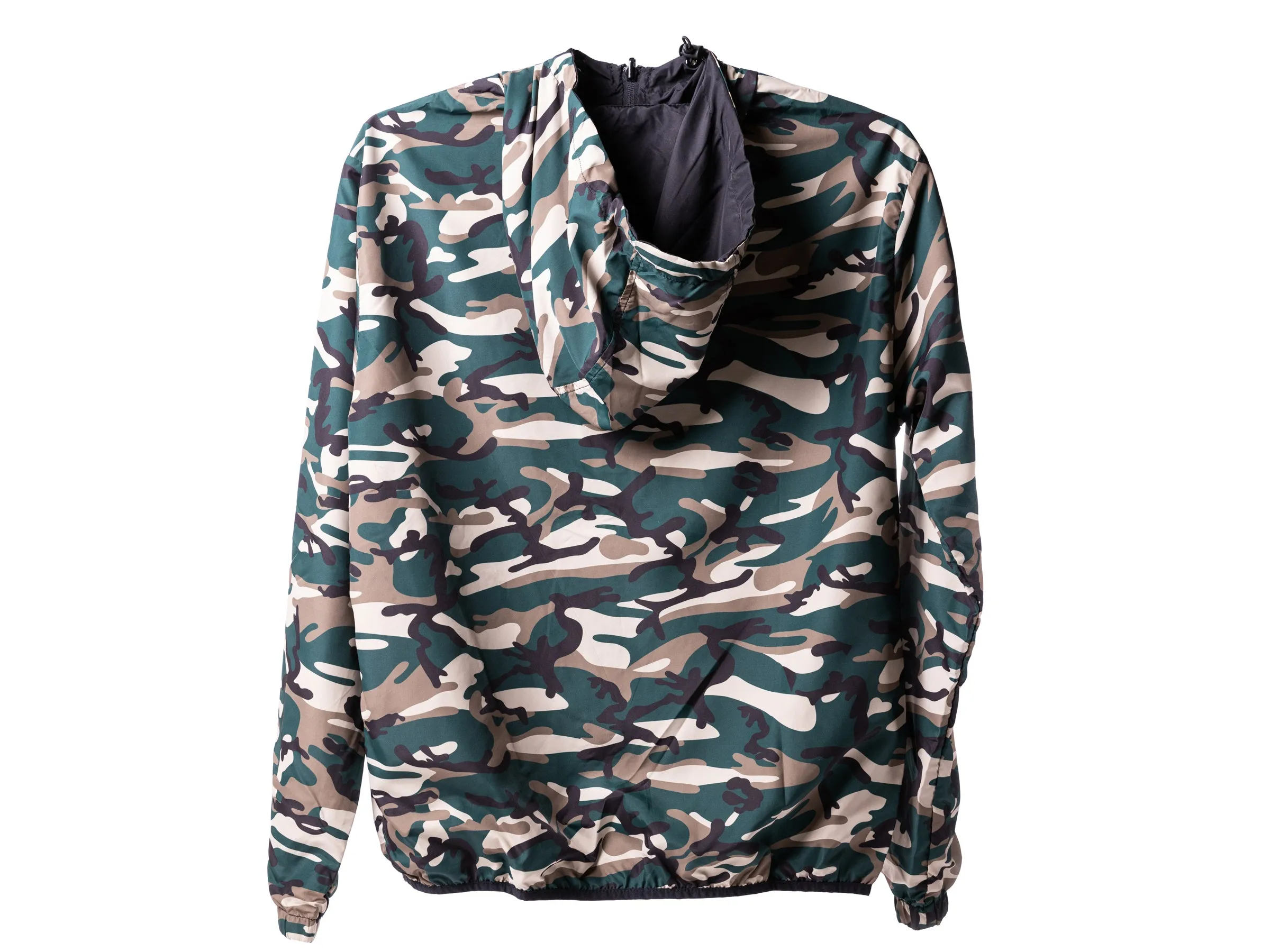 172790-973 | CAMO REVERSIBLE JACKET | MAJOR BROWN/BELUGA/BLACK