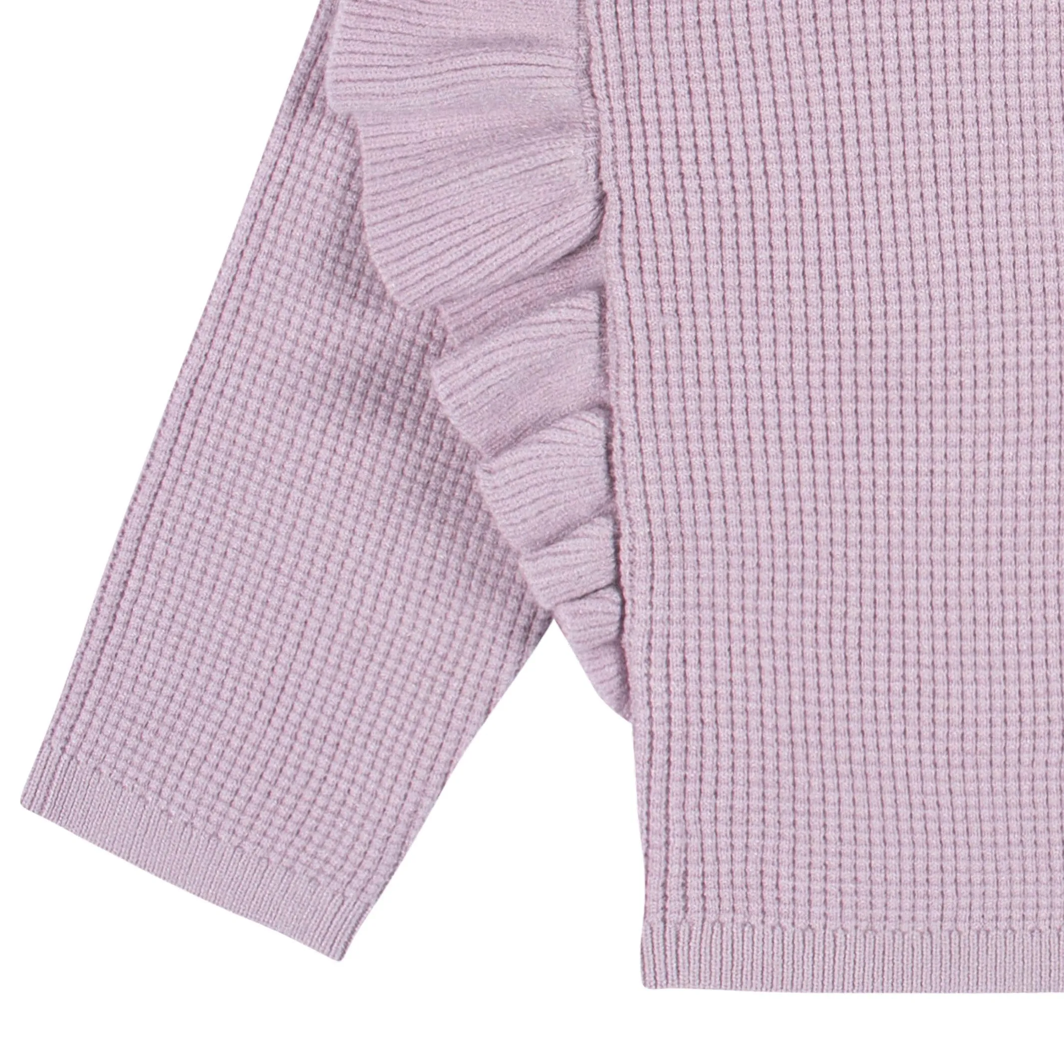 2-Piece Infant and Toddler Girls Lavender Sweater Knit Set