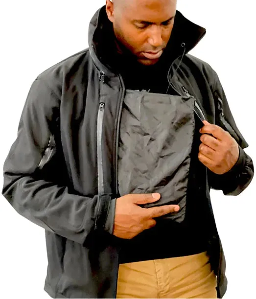 221B Tactical Tradecraft Tactical Jacket 2.0 - Men's EDC CCW Ready with Optional Legacy Level IIIA Body Armor