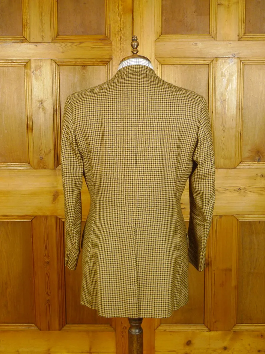 24/0422a vintage savile row bespoke gun check worsted tweed country sports hacking jacket 41 regular to long