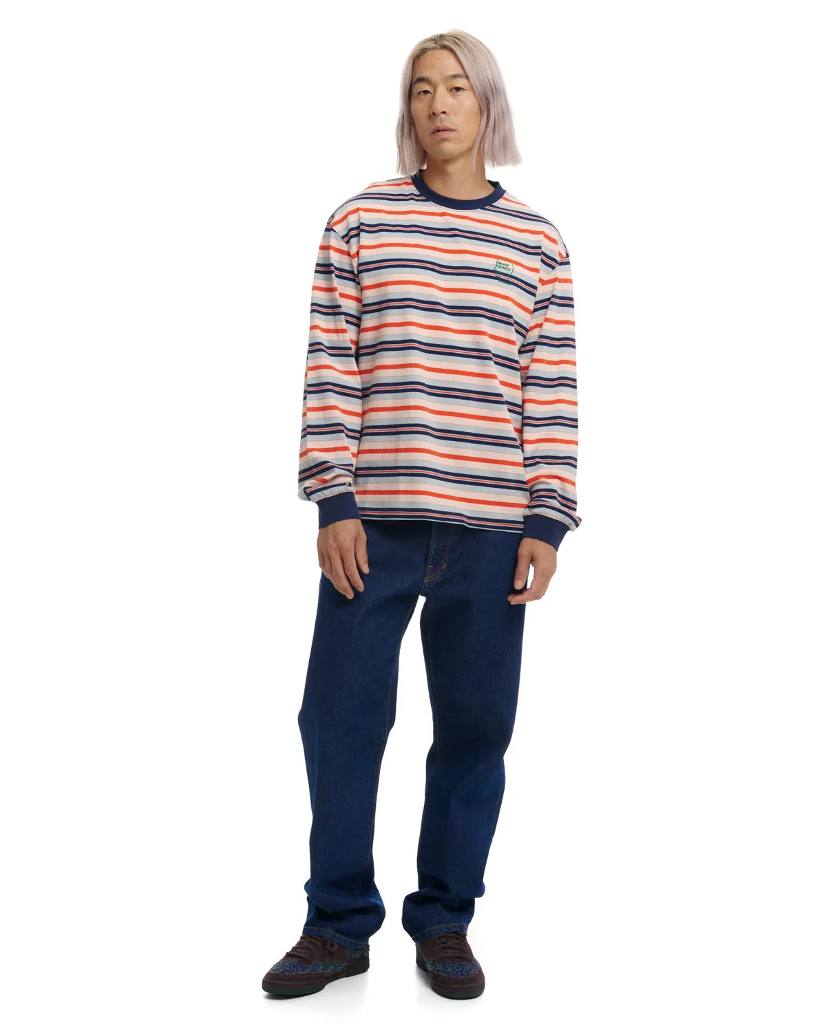 92 Striped Long Sleeve - Navy Multi