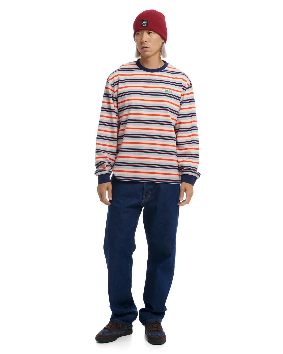 92 Striped Long Sleeve - Navy Multi