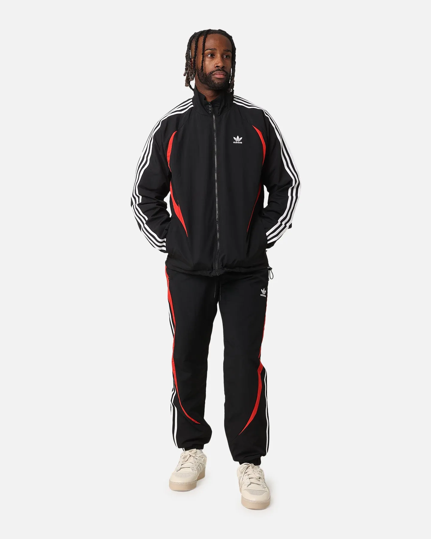 Adidas Archive Track Jacket Black/Better Scarlet