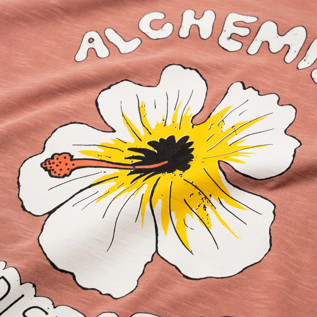 Alchemist Flower Tee - Terra Cotta