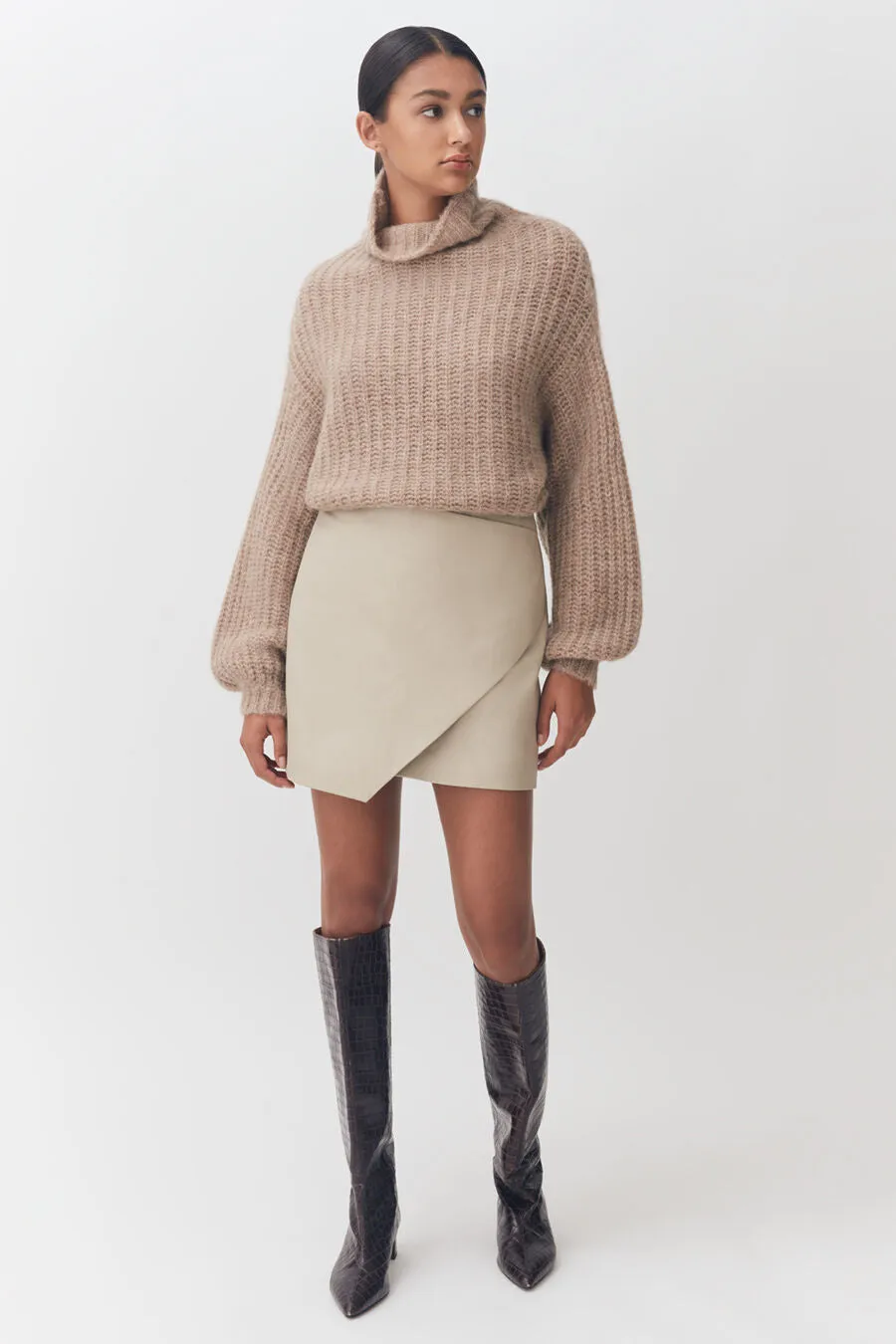 Alpaca Wool Turtleneck Sweater