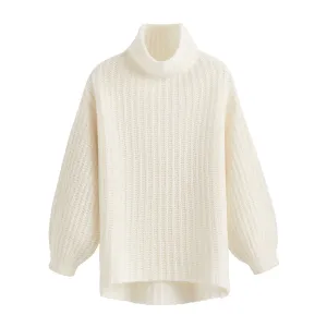 Alpaca Wool Turtleneck Sweater