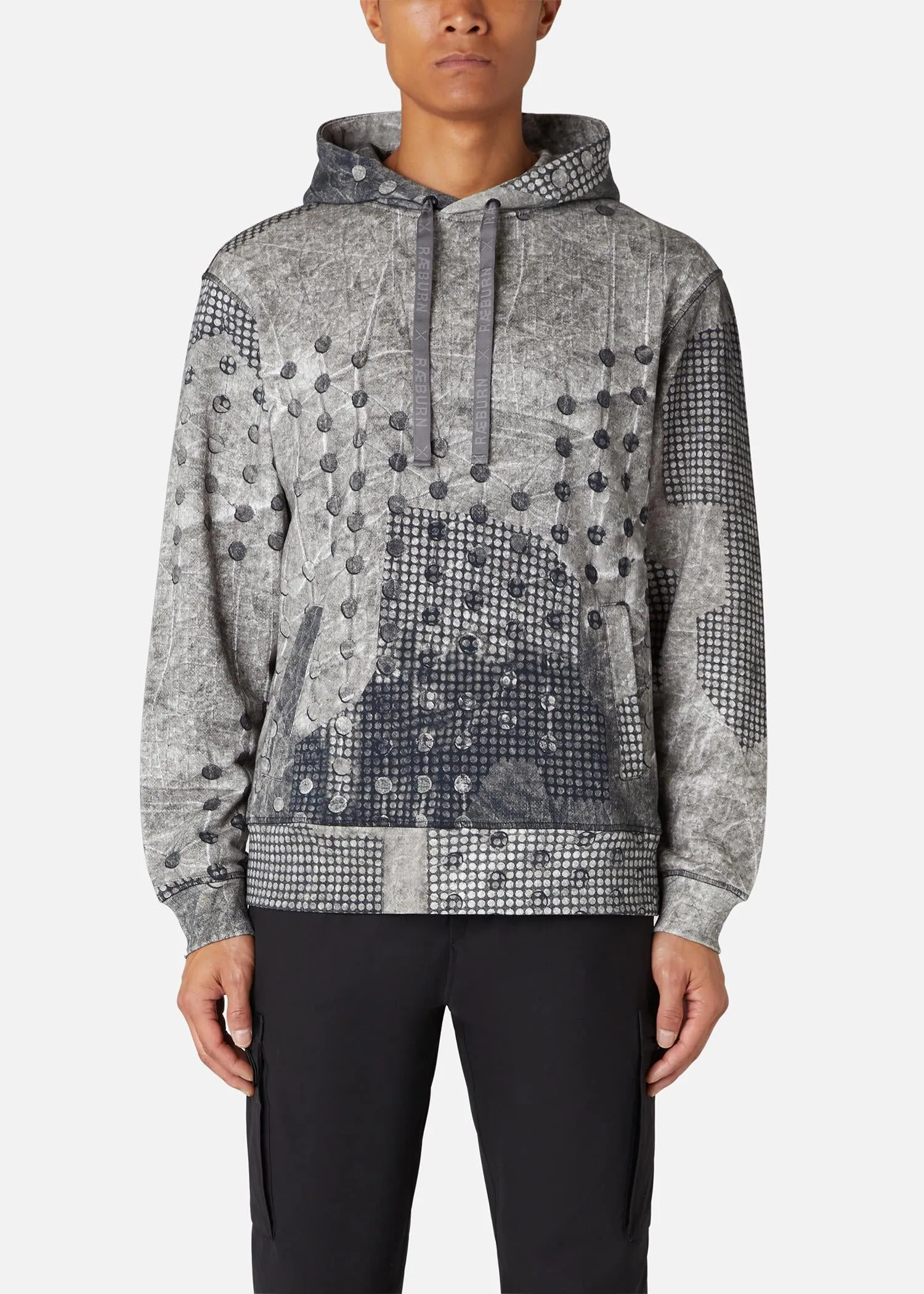 AOP HOODED SWEAT