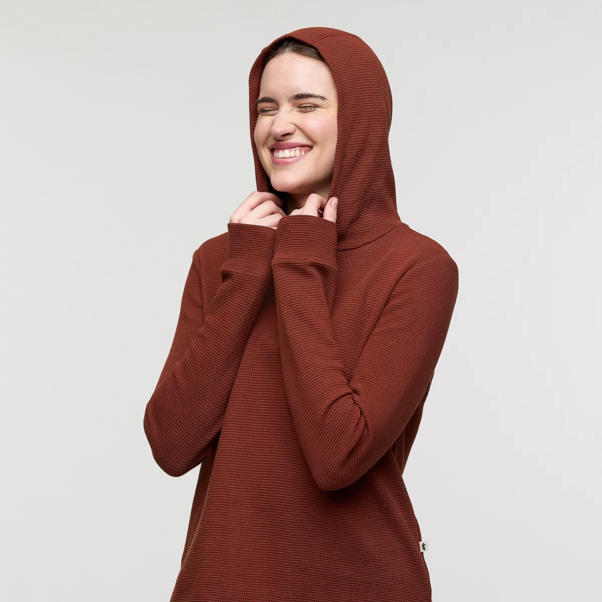 Atajo Long-Sleeve Waffle Hoodie - Women's