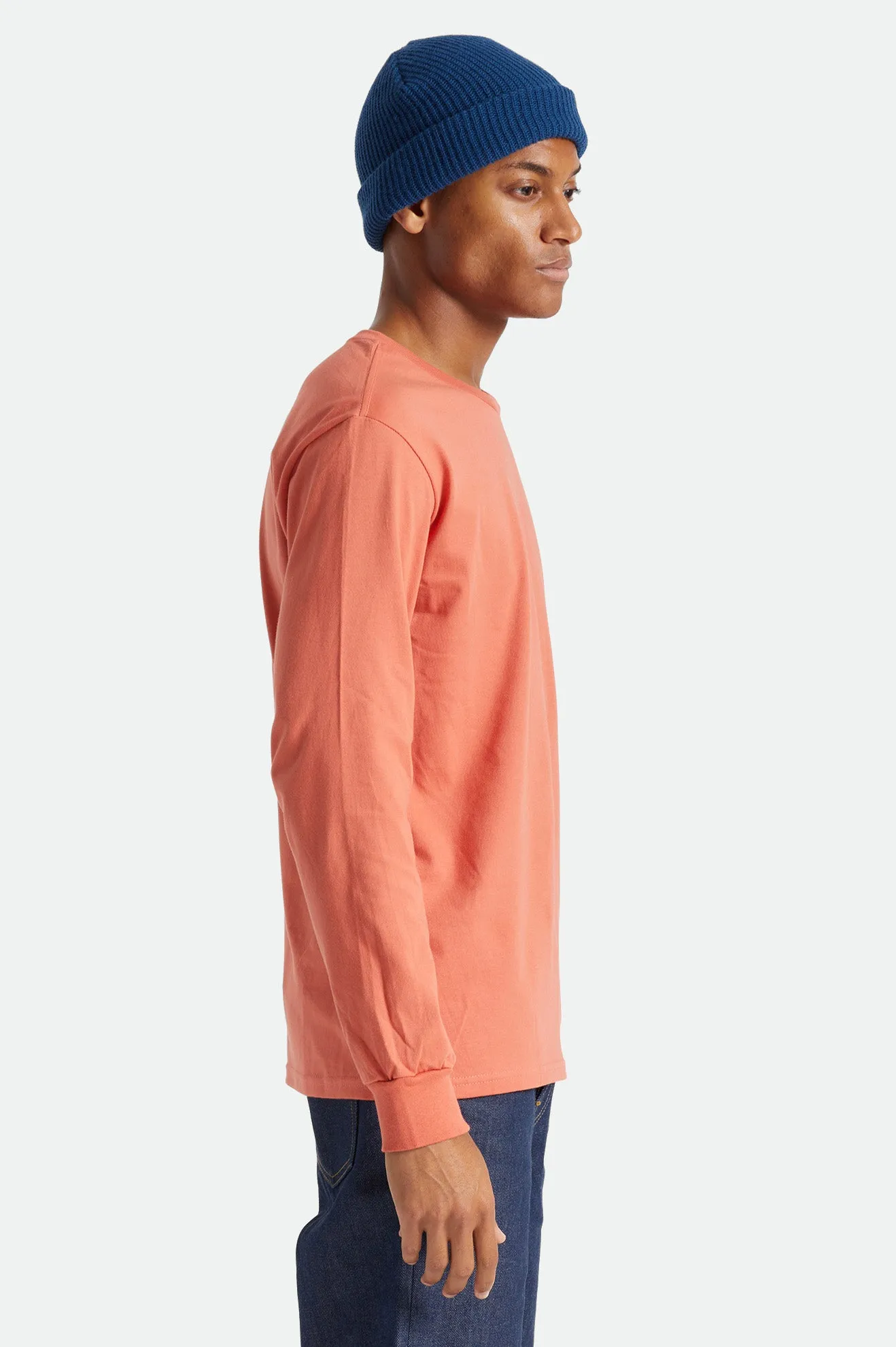 Basic L/S Tee - Apricot Jam