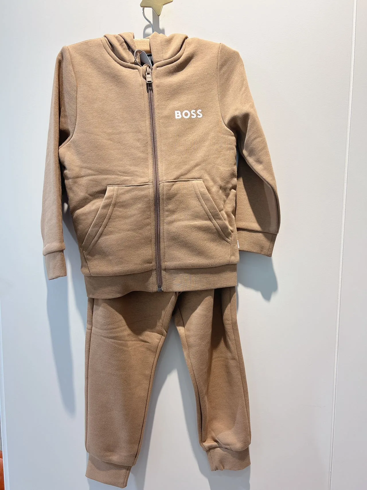 BOSS Boys Jersey Tracksuit