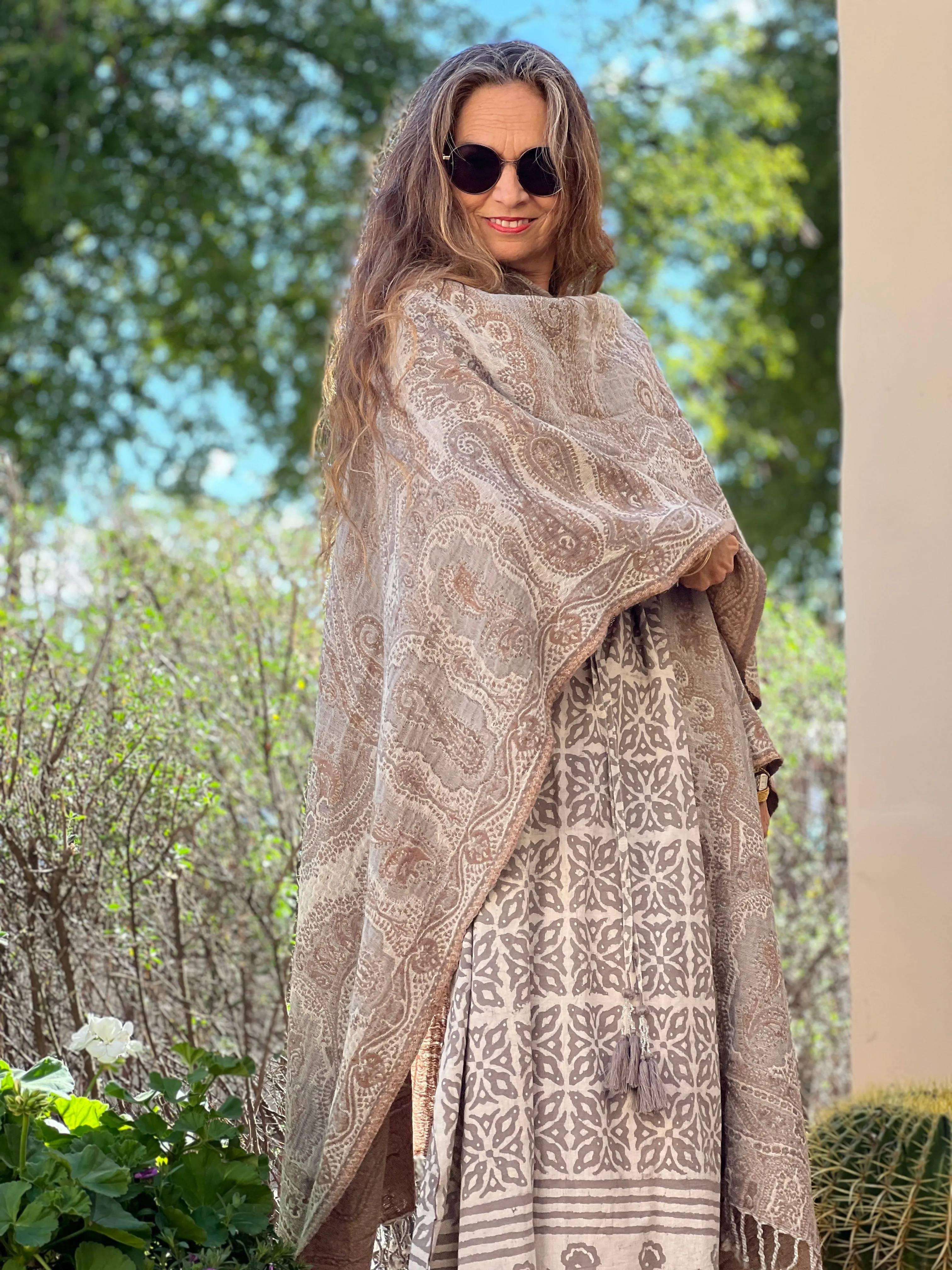 Brunellino Boiled Wool Poncho