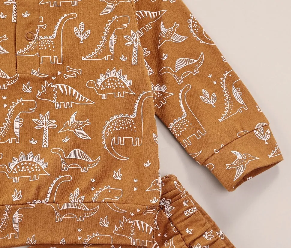 Caramel Dinosaur Casual Wear #2000265