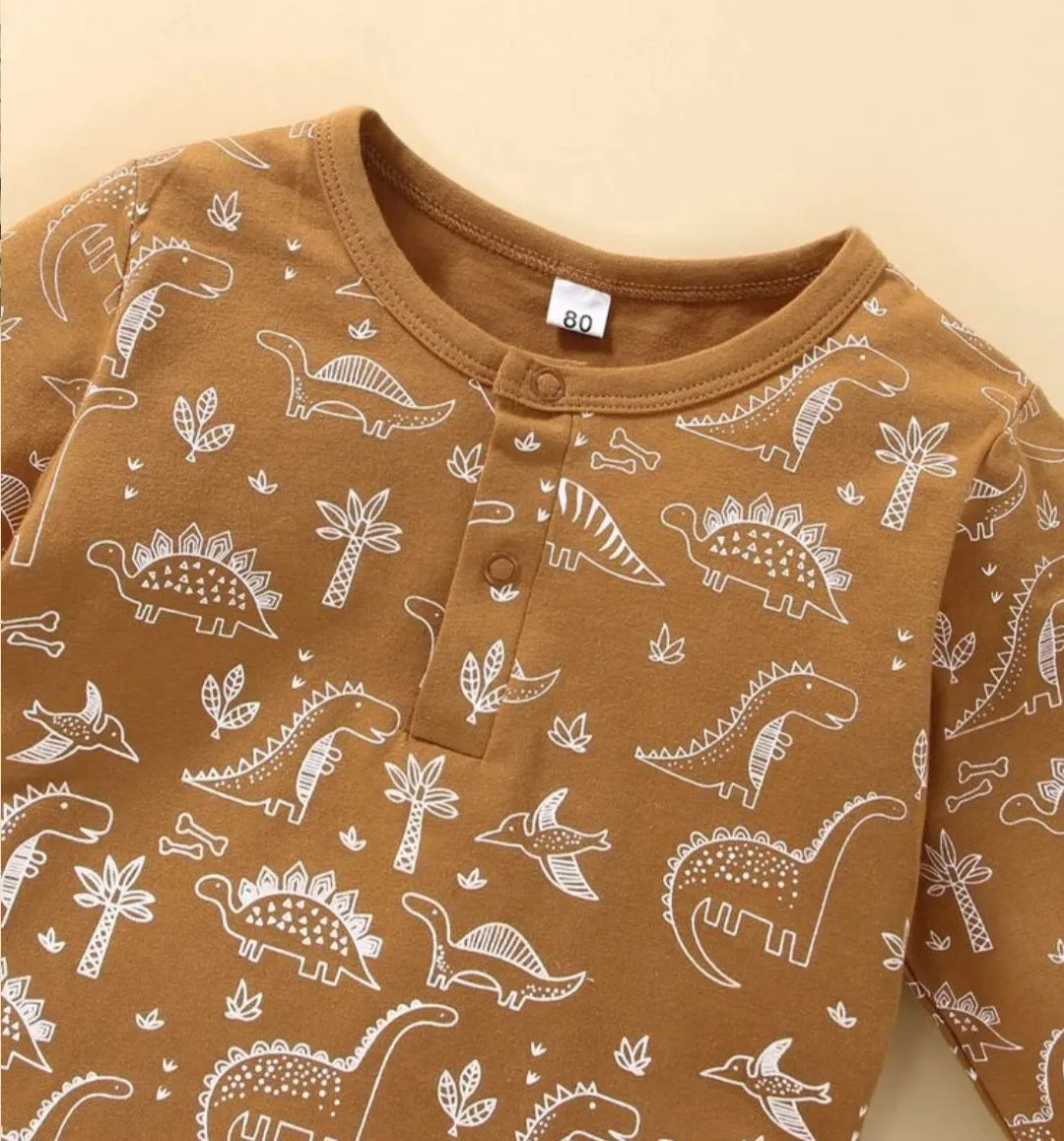 Caramel Dinosaur Casual Wear #2000265