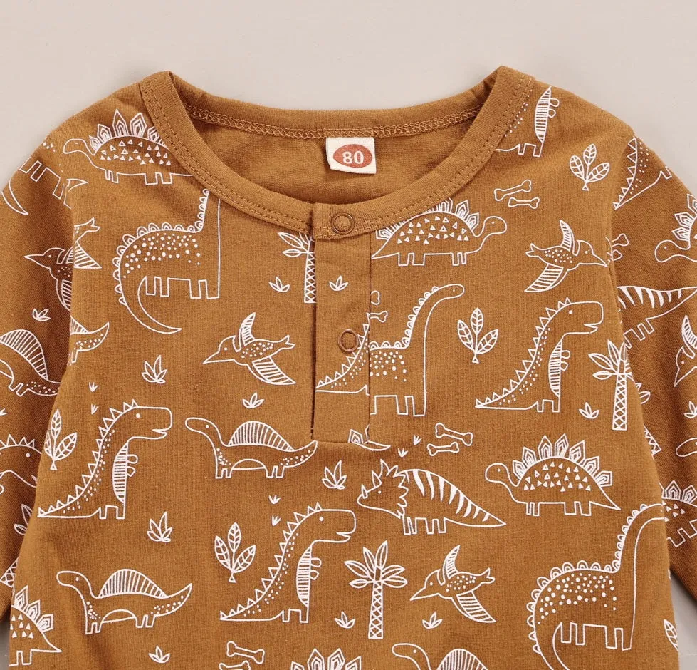 Caramel Dinosaur Casual Wear #2000265