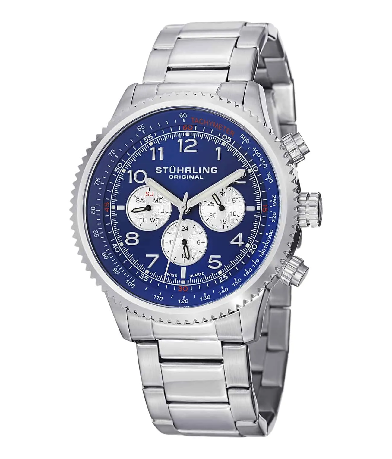 Concorso Silhouette Pro 858B GMT Quartz 44mm Chronograph