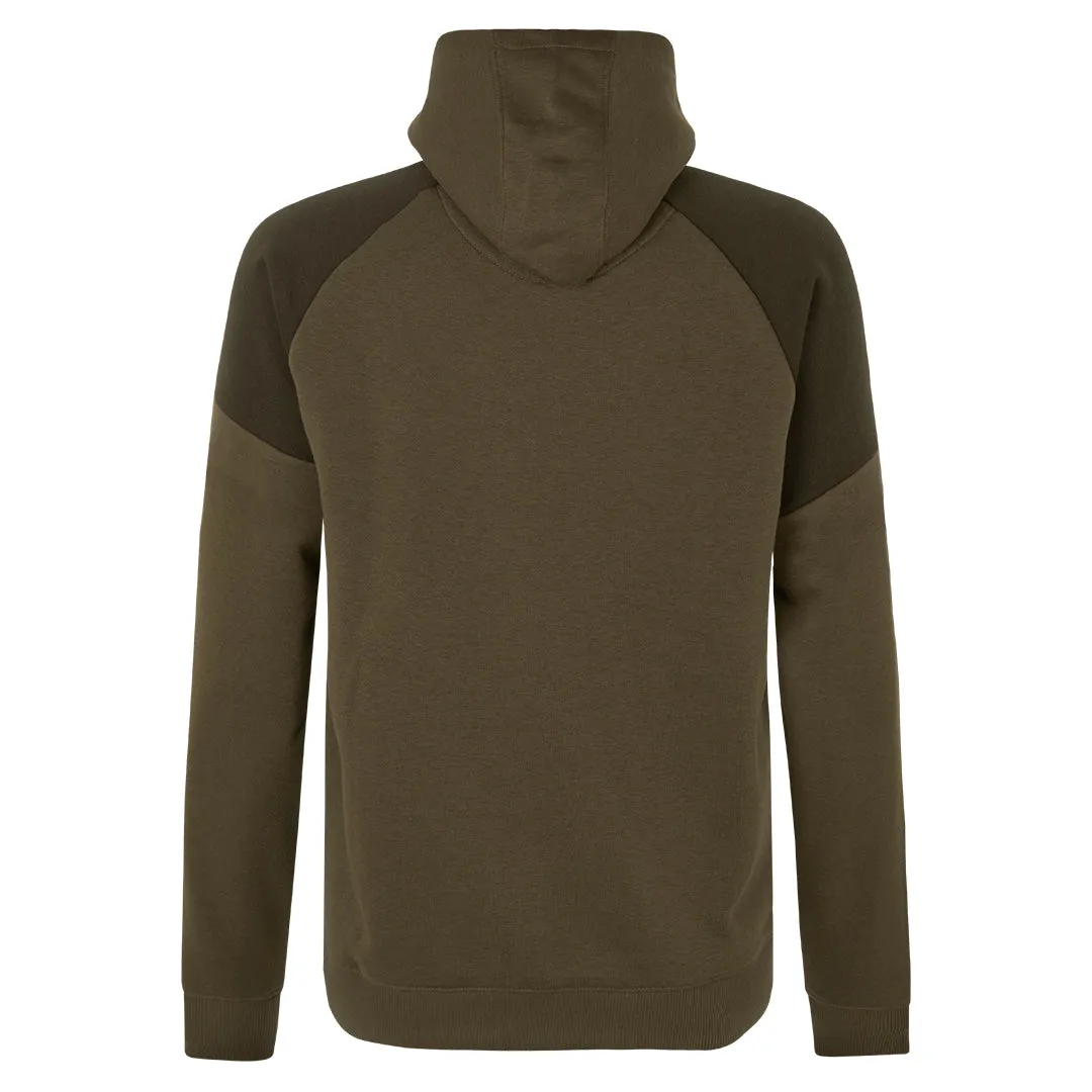 Cross Zip Up Hoodie - Dark Olive by Seeland