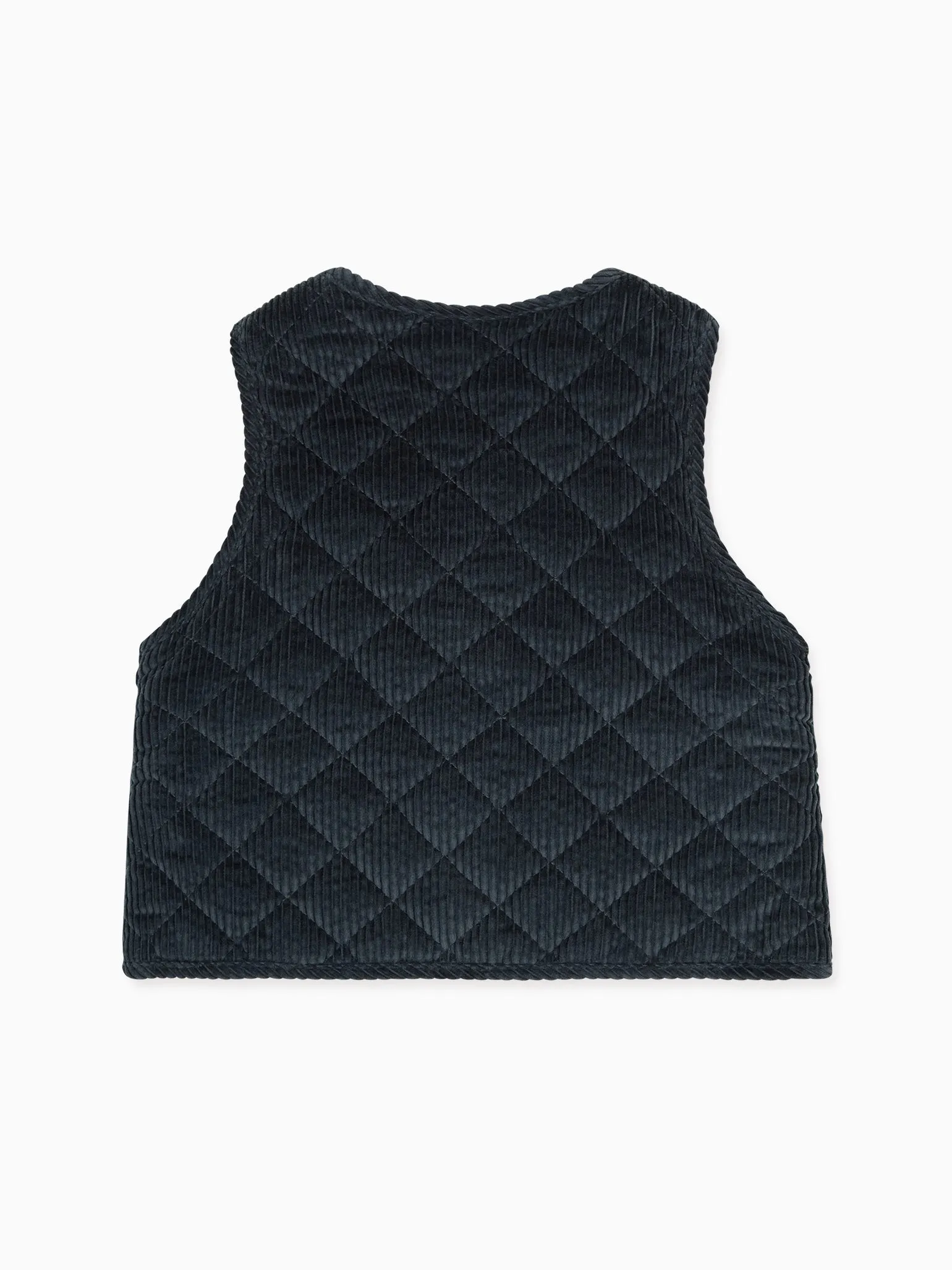 Childrens Sleeveless Caza Jacket in Dark Blue - Stylish and Durable