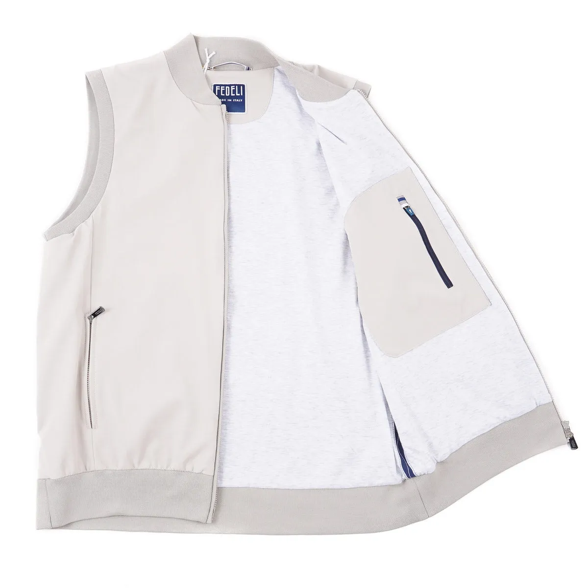 Fedeli Bomber Vest in Flex Nylon