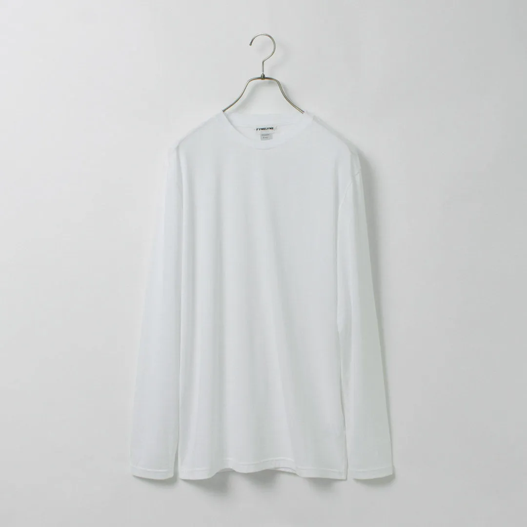 FYNELYNE ENGINEERED BY LIFILL / Cottony Long Sleeve Crew Neck T-Shirt