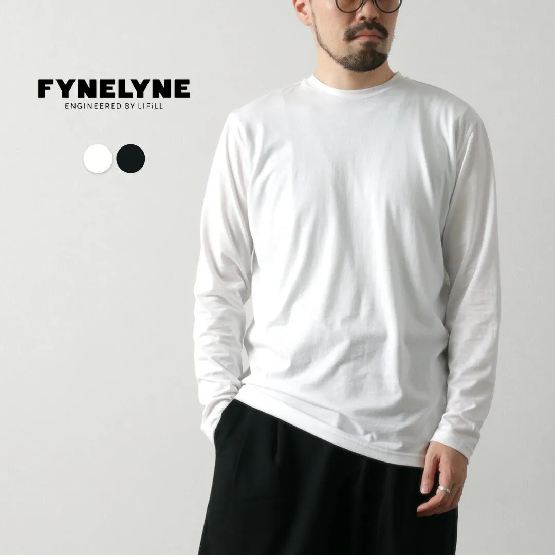 FYNELYNE ENGINEERED BY LIFILL / Cottony Long Sleeve Crew Neck T-Shirt