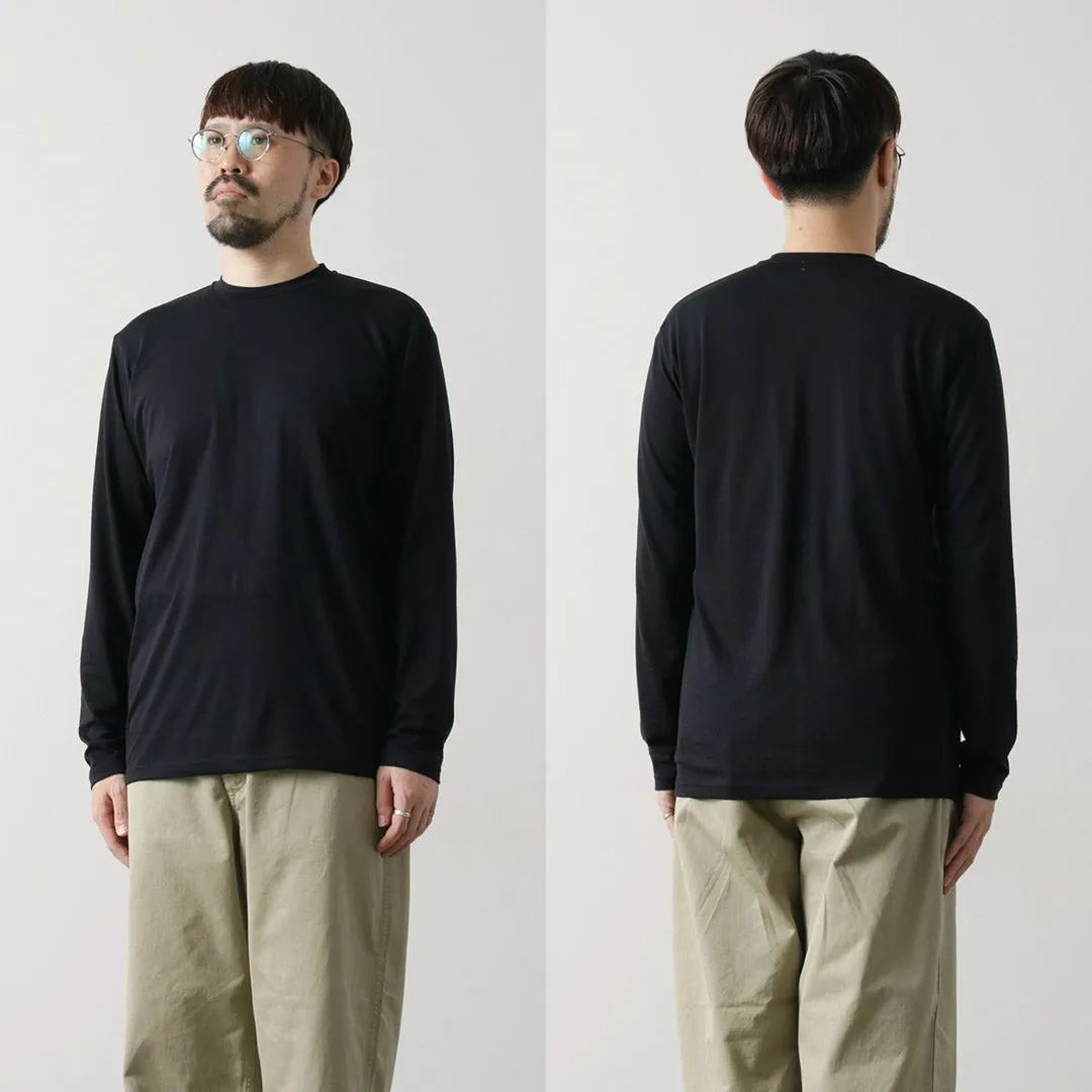 FYNELYNE ENGINEERED BY LIFILL / Cottony Long Sleeve Crew Neck T-Shirt