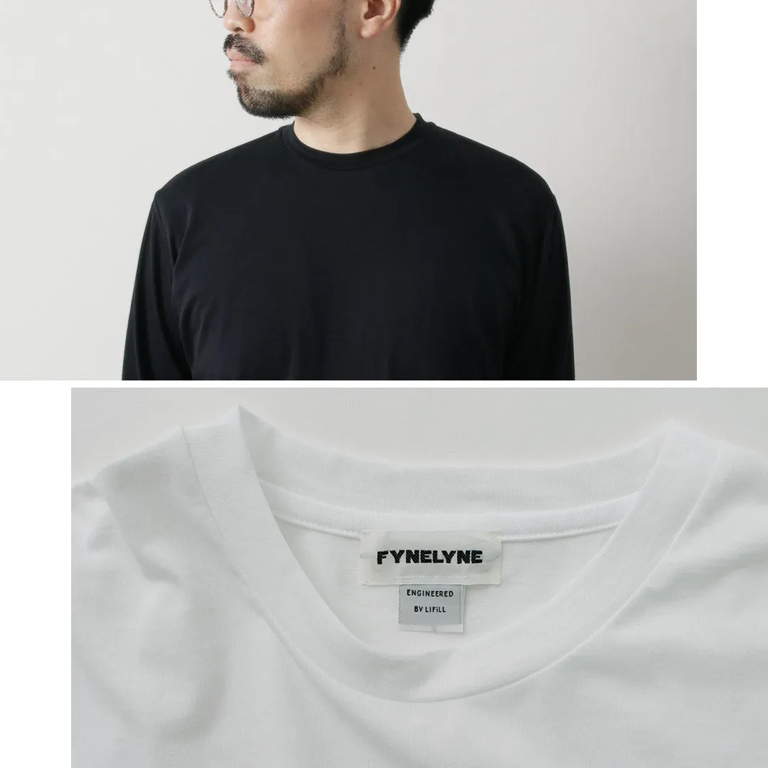 FYNELYNE ENGINEERED BY LIFILL / Cottony Long Sleeve Crew Neck T-Shirt