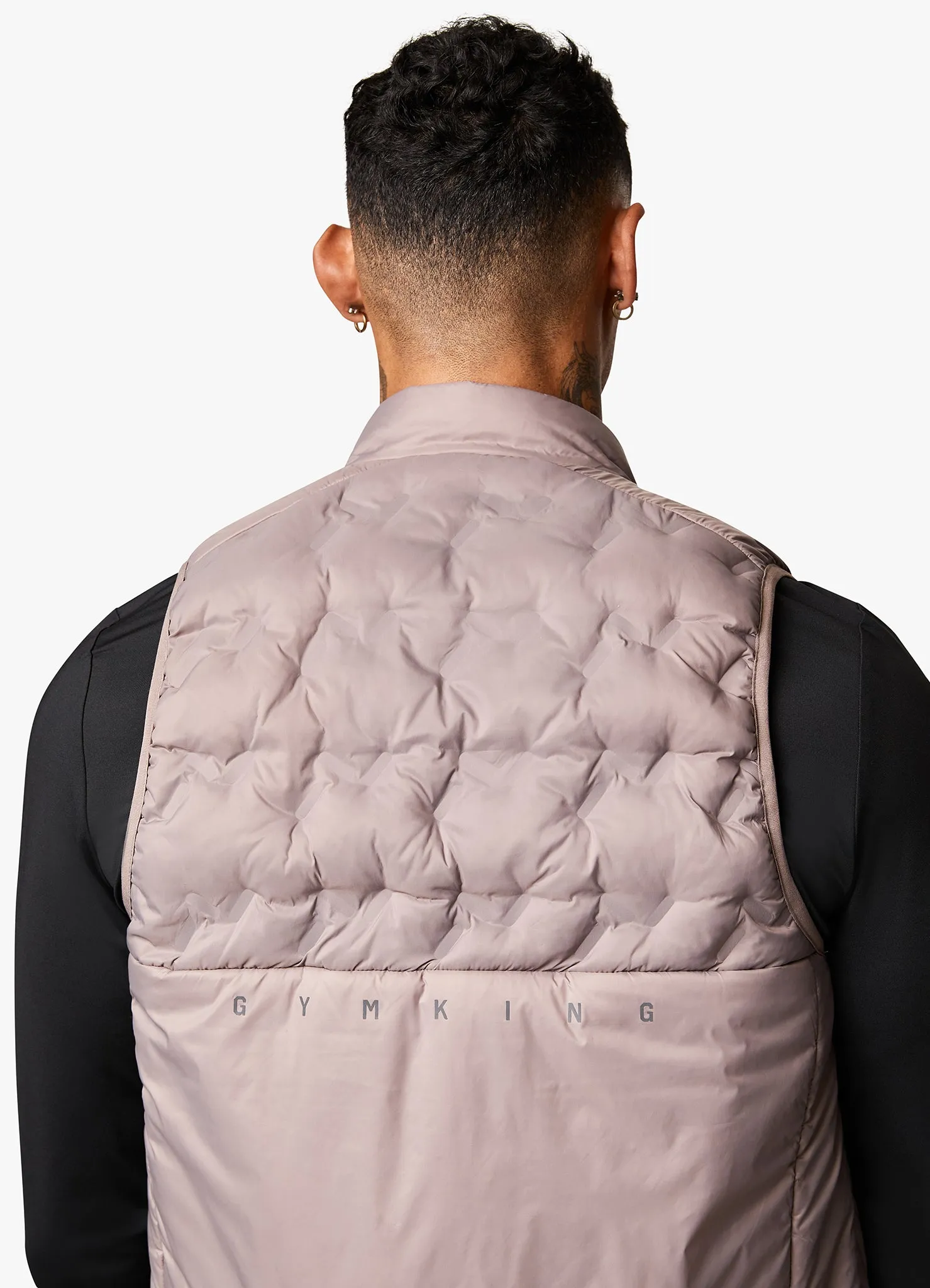 Gym King Heat Sealed Tech Gilet - Iron