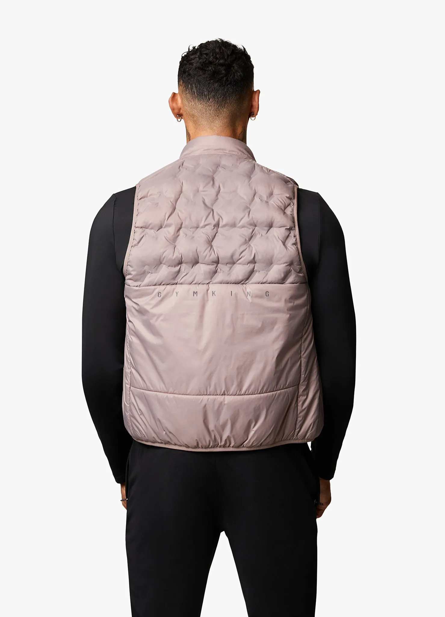 Gym King Heat Sealed Tech Gilet - Iron