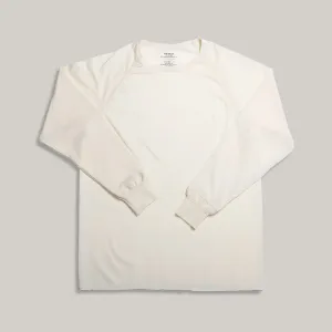 HEIMAT MERINO RAGLAN LONG SLEEVE - SEASHELL