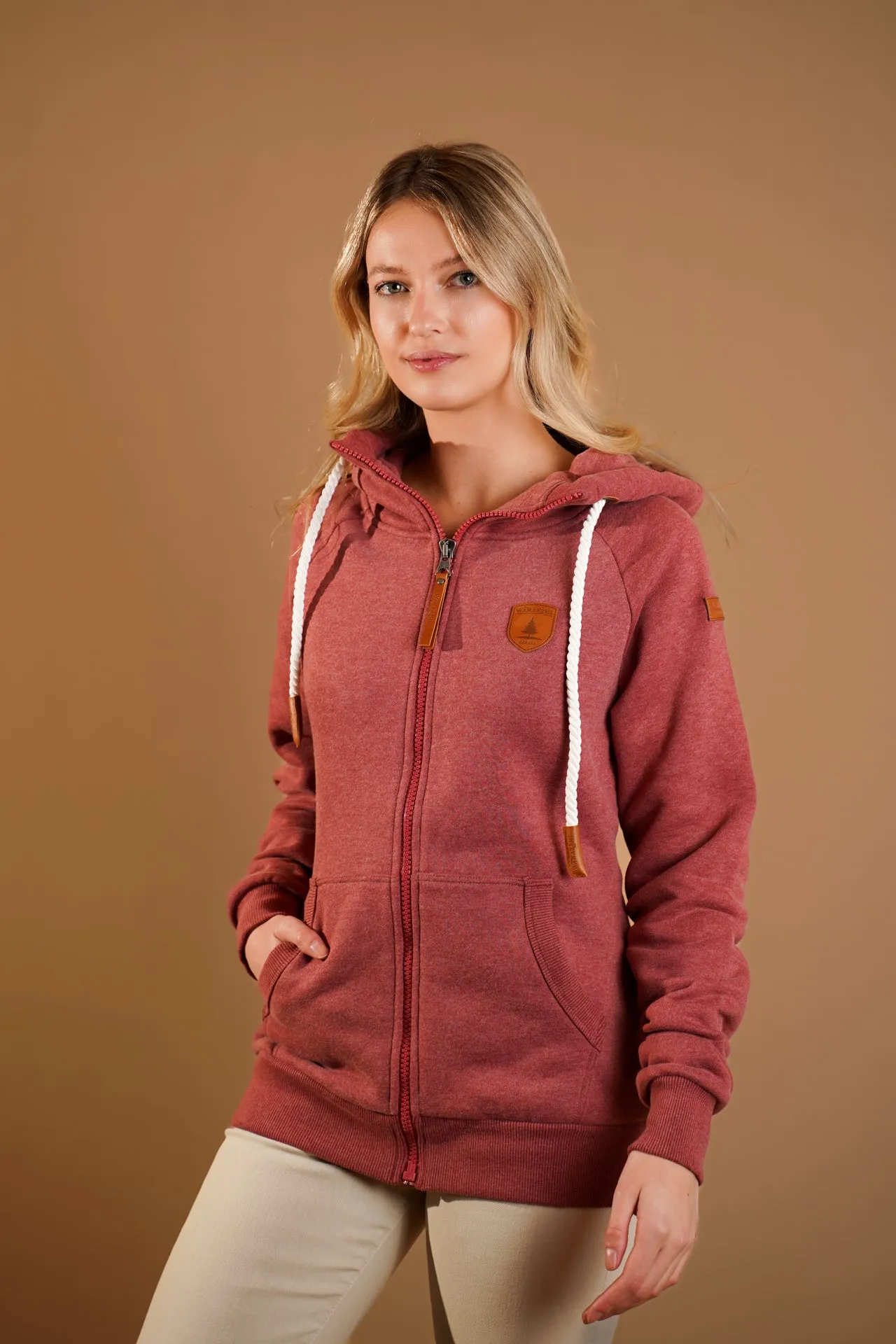 Hera Berry Zip Hoodie