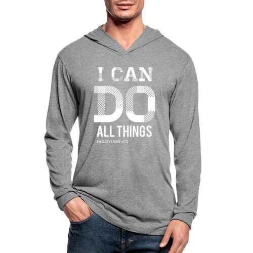 I Can Do All Things Philippians 4:13 Tri-Blend Hoodie Shirt