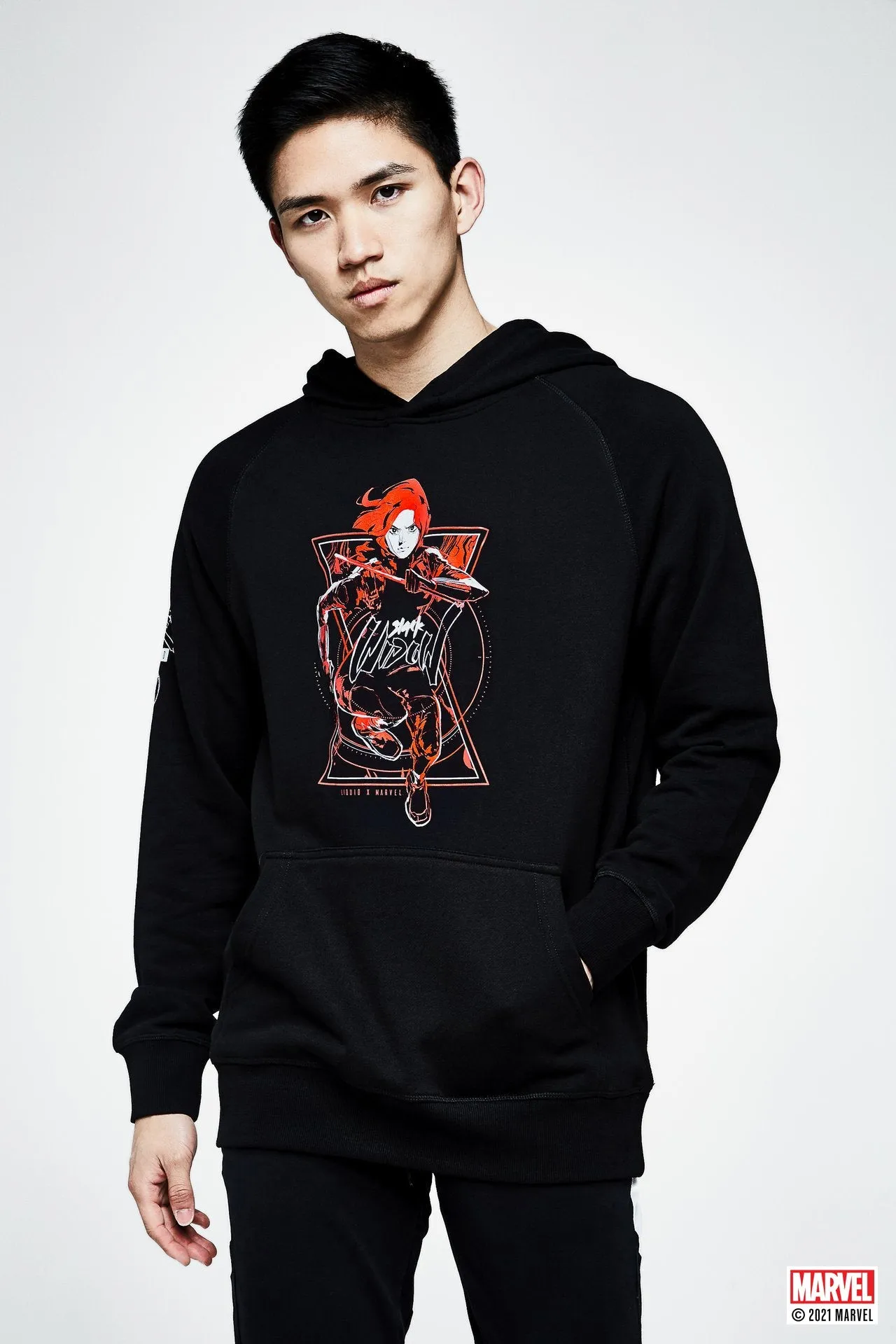 LIQUID x MARVEL BLACK WIDOW HOODIE