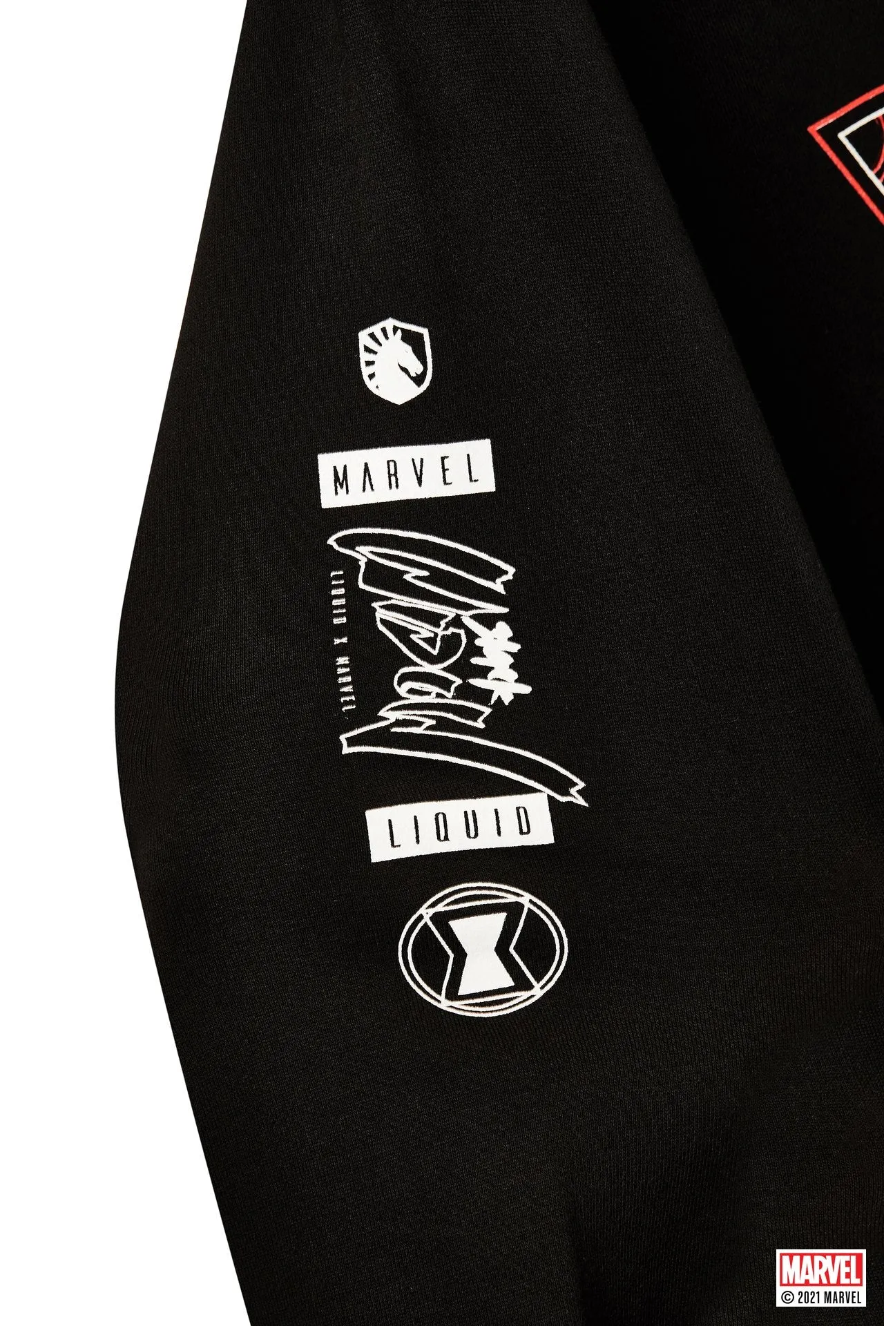 LIQUID x MARVEL BLACK WIDOW HOODIE