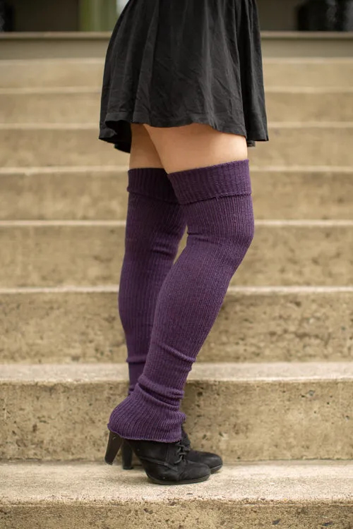 Long Cuffable Scrunchable Leg Warmers