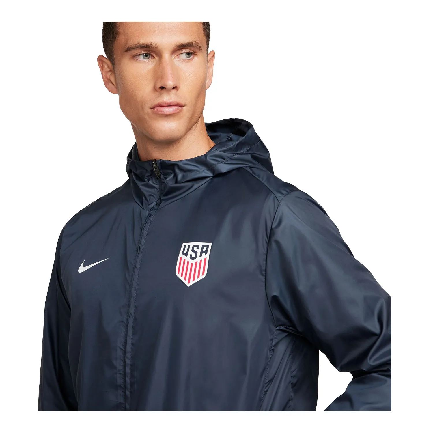 Men's Nike USA Academy Pro HD Navy Rain Jacket