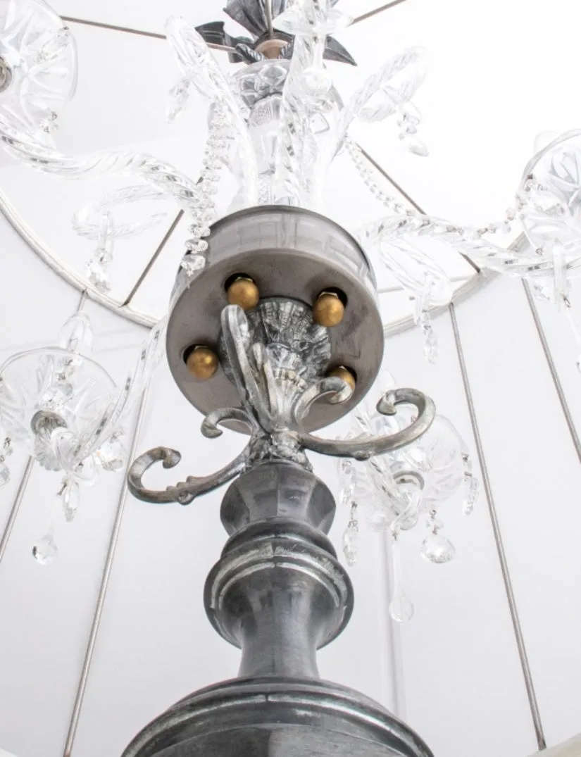 Modern Hollywood Regency Chandelier Floor Lamp