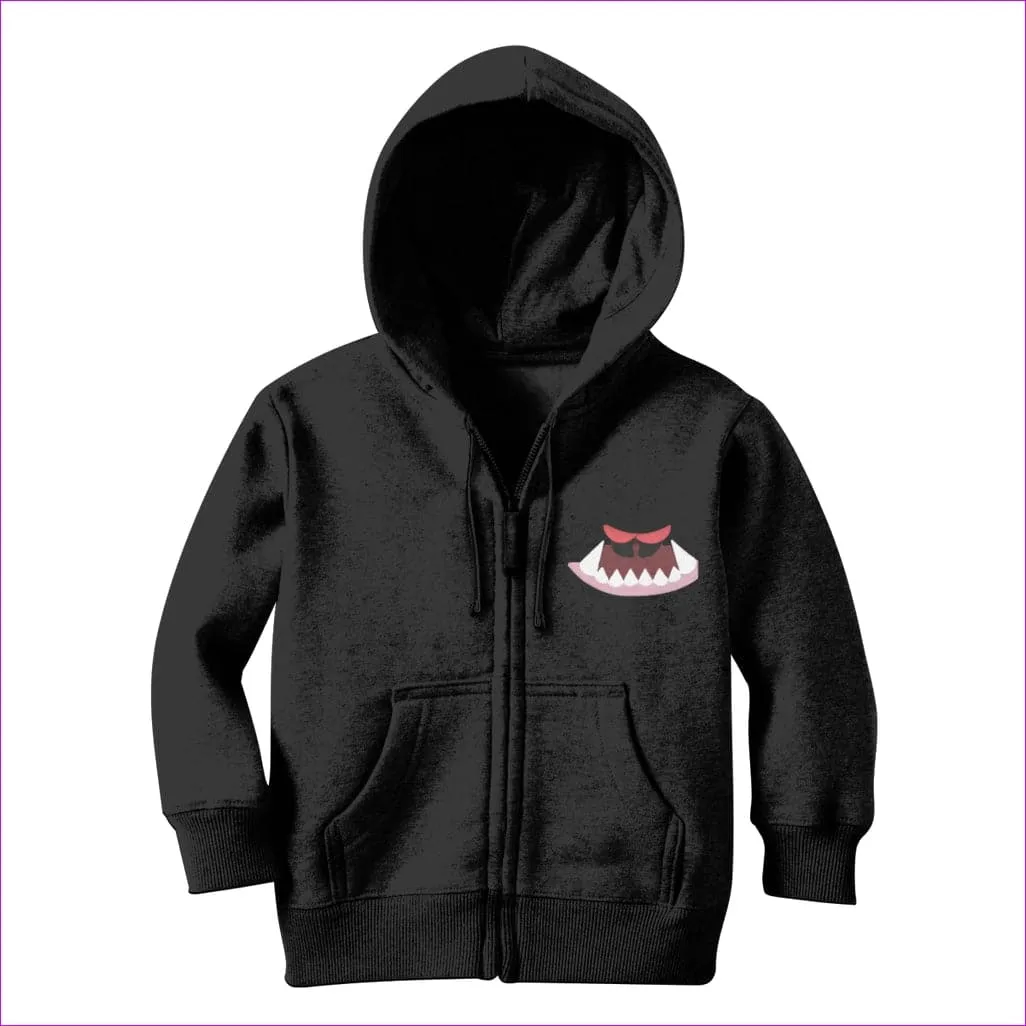 Monster Mouth Monster Kids Classic Zip Hoodie