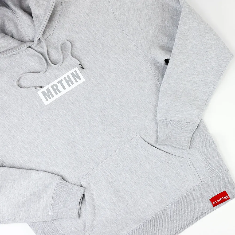 MRTHN Hoodie - Heather Grey/White