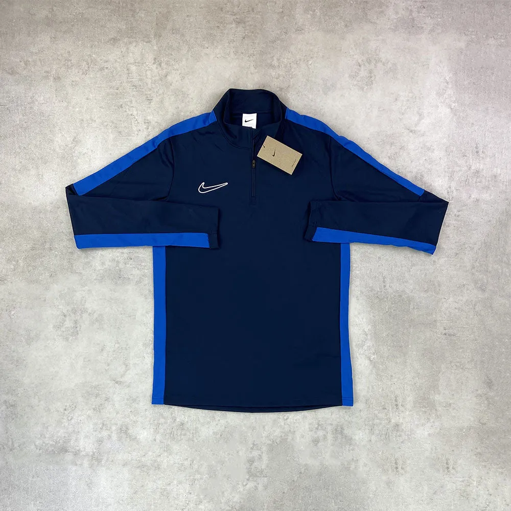 Nike Academy Drill Half Zip Royal Obsidian/ Blue