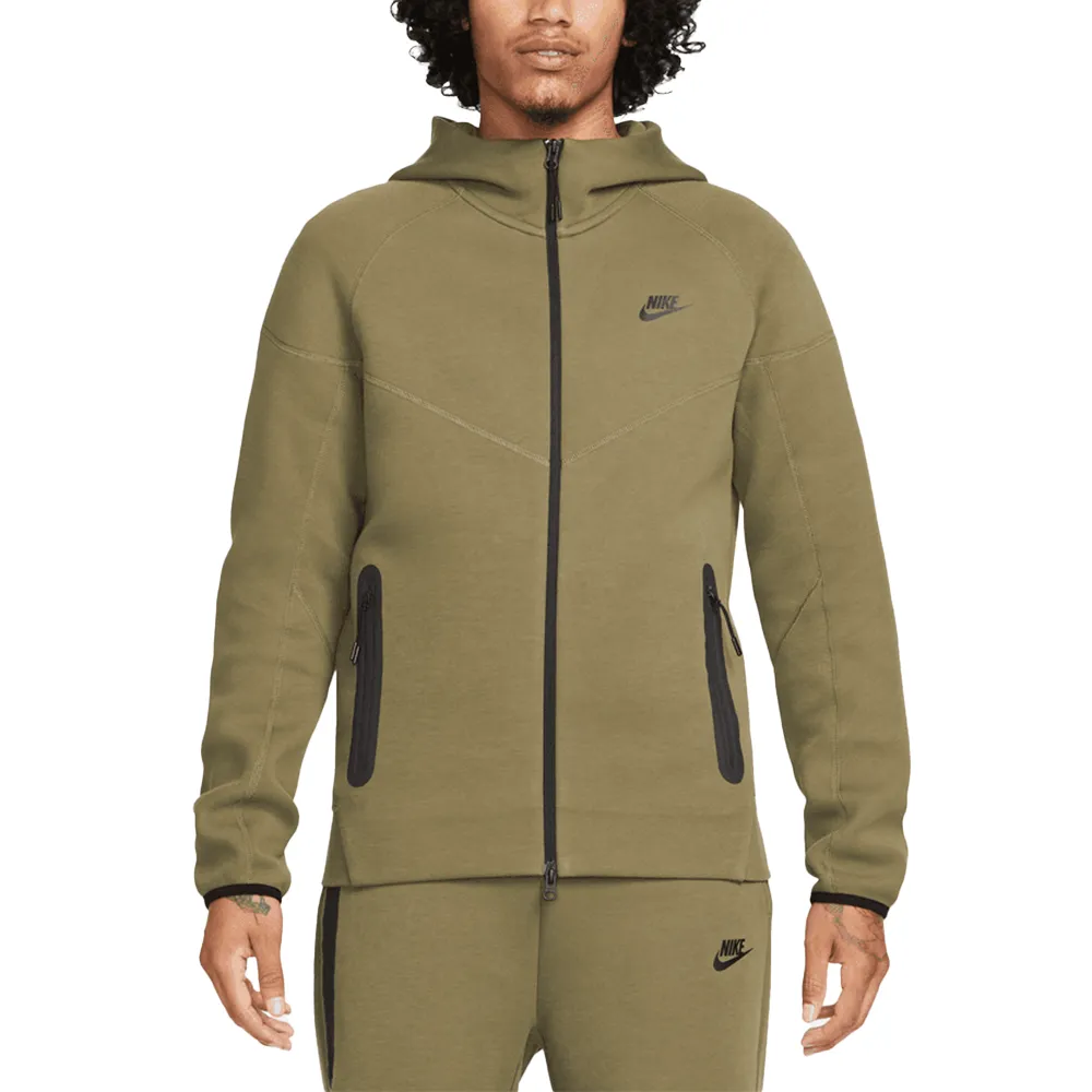 NSW Tech Fleece Windrunner Full-Zip Hoodie 'Medium Olive/Black'