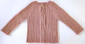 NW526 STRETCH COZY SALMON CARDIGAN