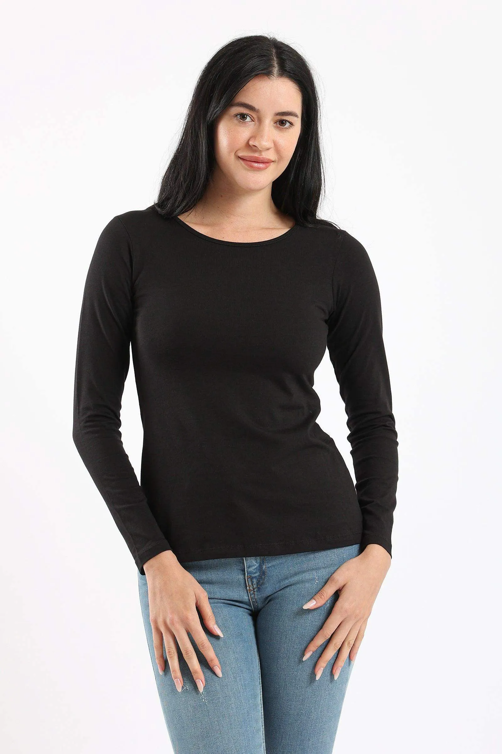 Pack of 3 Round Neck Long Sleeves Top