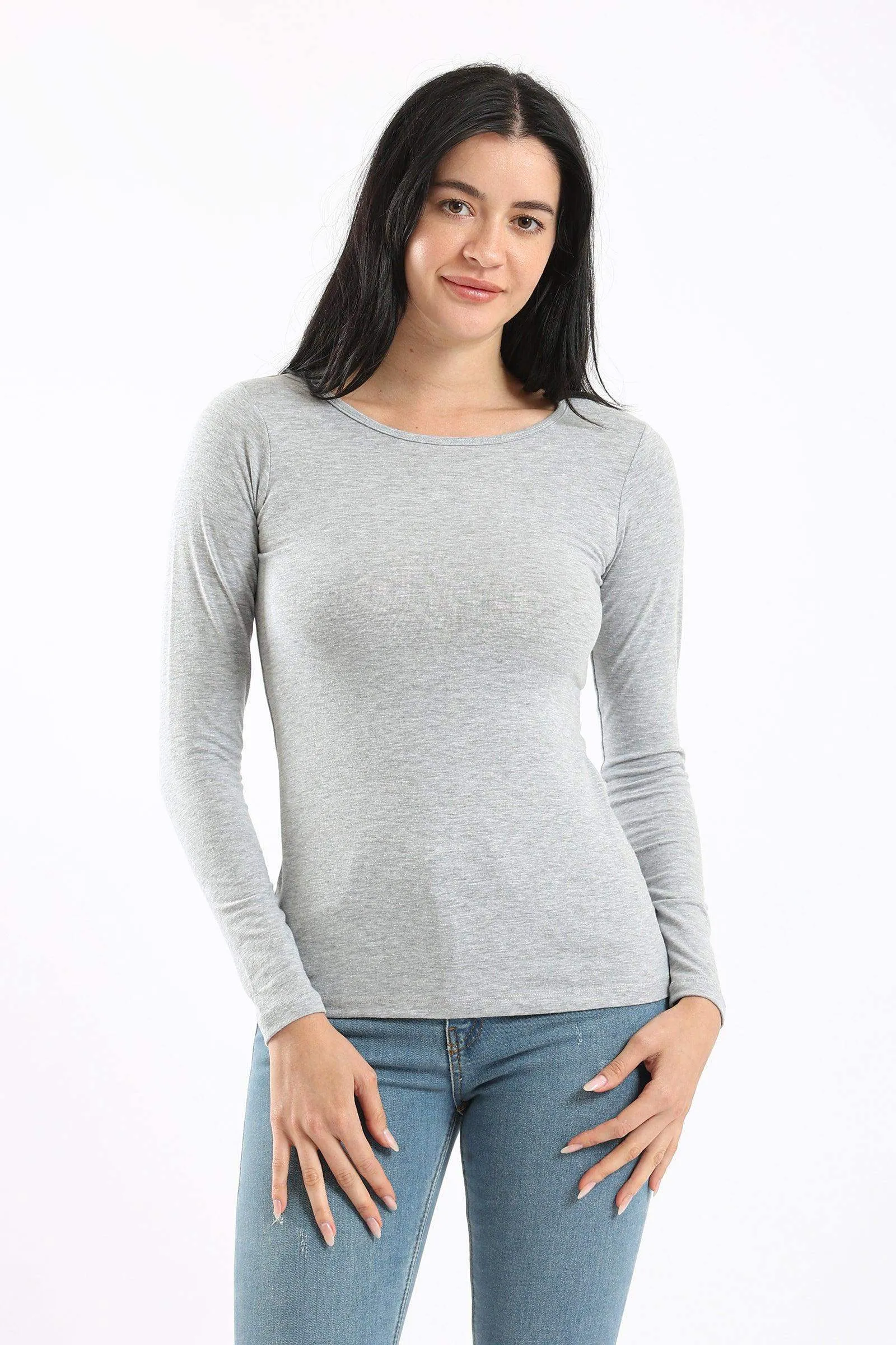 Pack of 3 Round Neck Long Sleeves Top