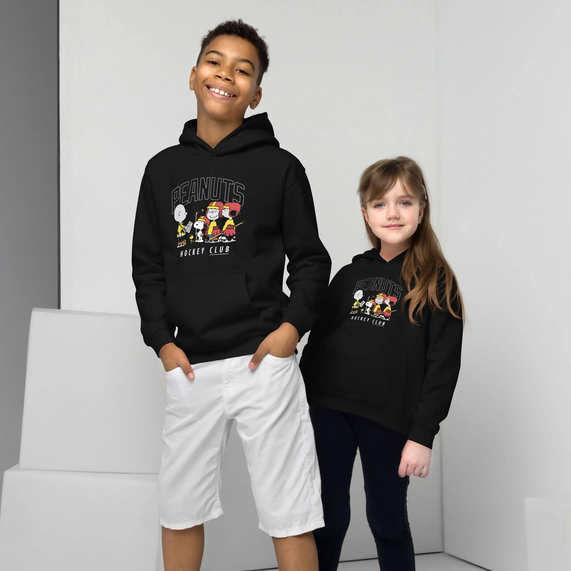 Peanuts Gang Hockey Club Kids Hoodie