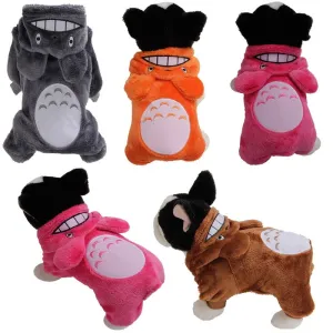 Pet Dog Jacket Coat Summer Totoro Cosplay Clothing Hoodies for Small Medium Cat Dogs Outfit XS-XXL