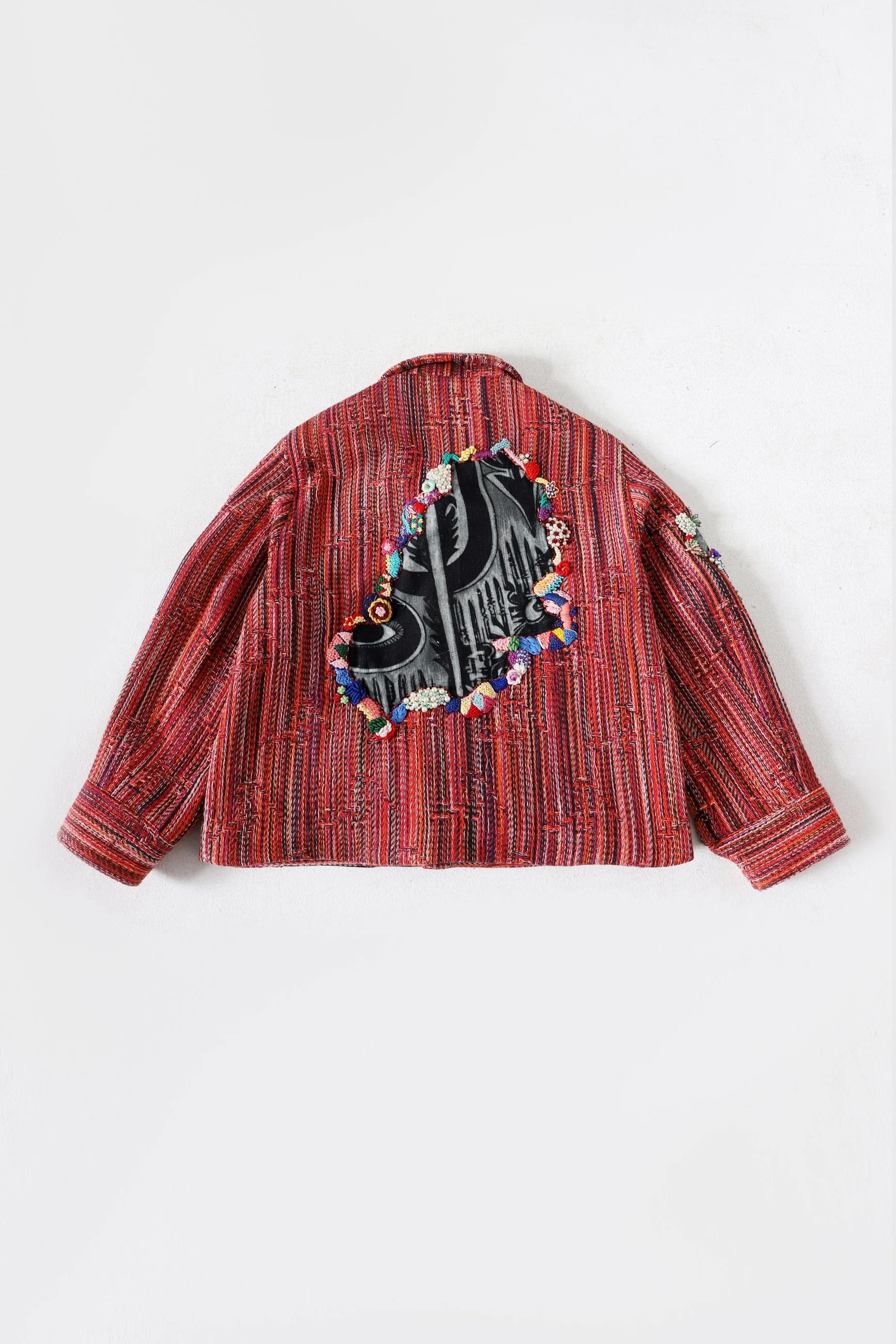 "SADEQUAIN" JAQUARD EMBROIDERY JACKET