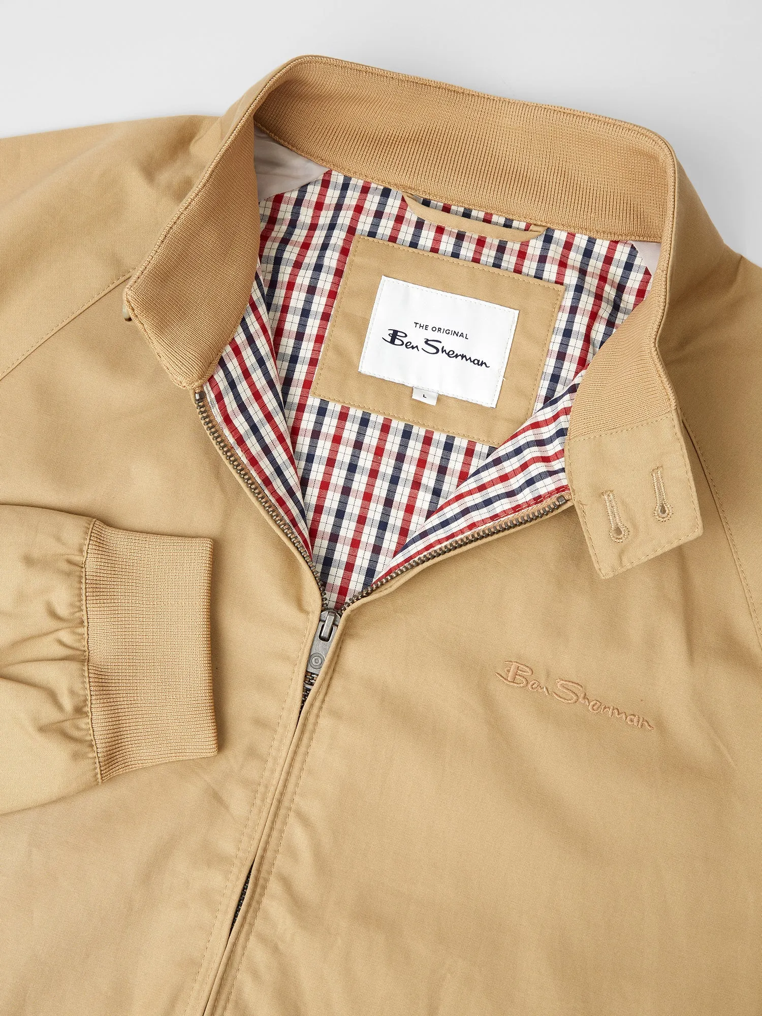 Signature Harrington Jacket - Sand