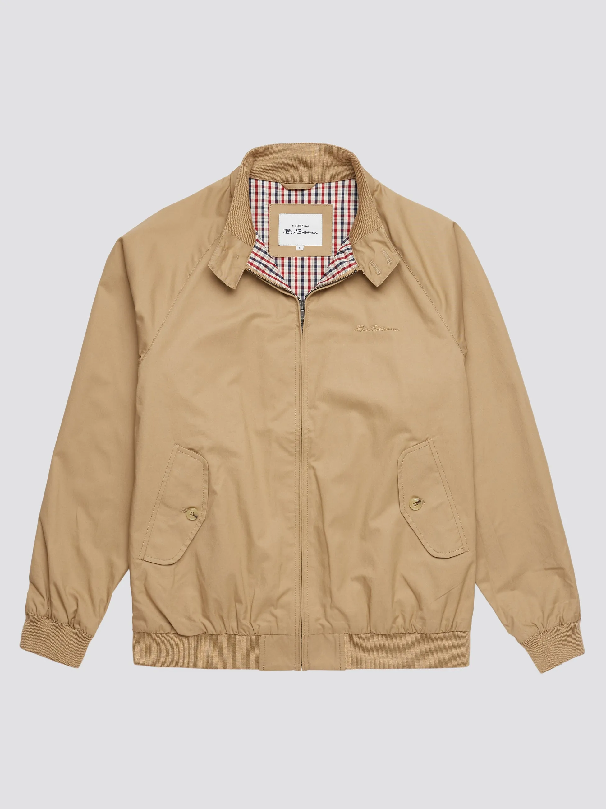 Signature Harrington Jacket - Sand