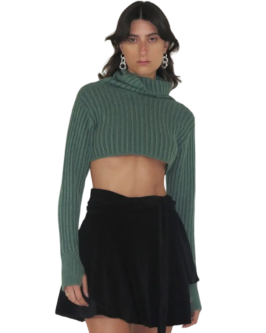 Size 2 (10) - Permanent Vacation Ribbed Crop Top